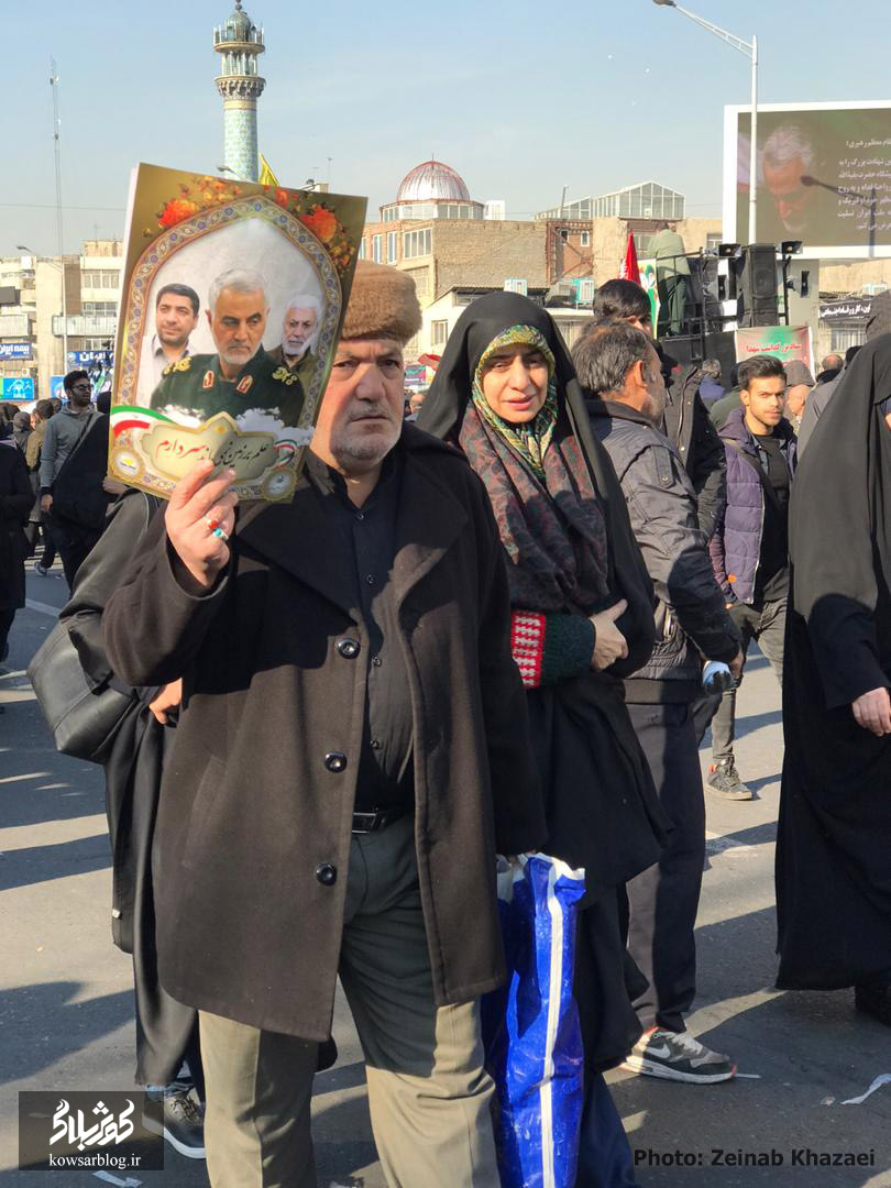 گزارش تصویری تشییع سردار سلیمانی در تهران