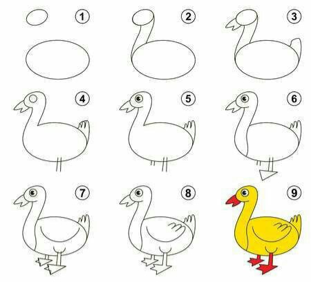 نقاشی اردک