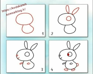 آموزش نقاشی خرگوش