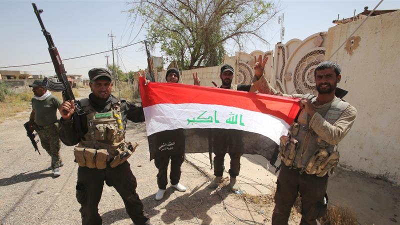 Iraqi soldiers against ISIL