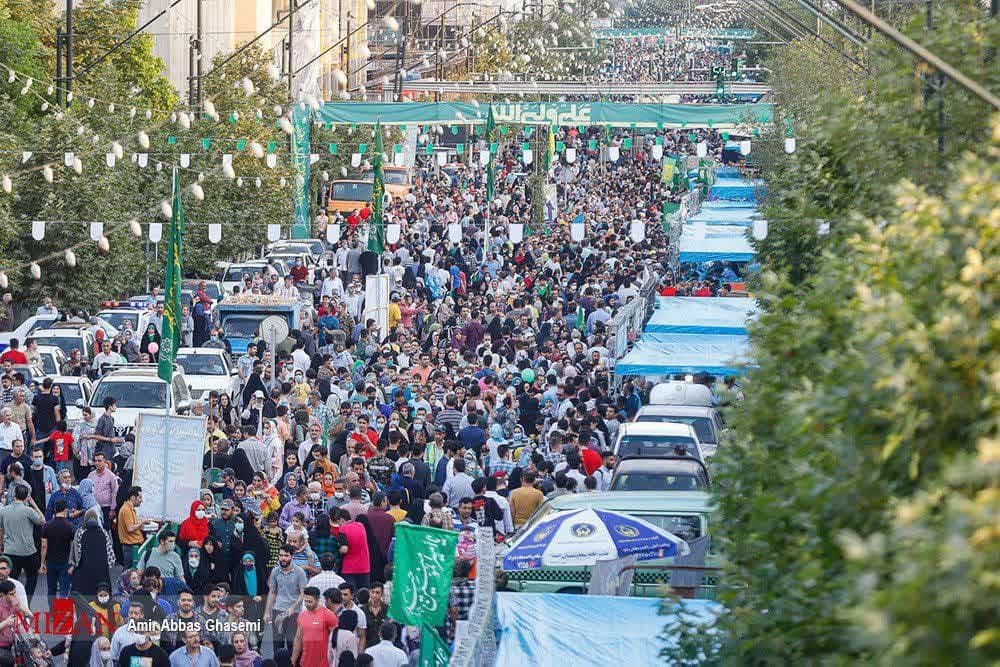 جشن 10 کیلومتری عید غدیر تهران